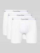 Boxershort met elastische band met label in een set van 3 stuks