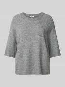 Regular fit gebreide pullover met alpaca