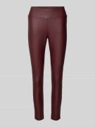 Super skinny fit broek met brede band, model 'Pam'