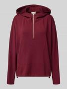 Loose fit hoodie van viscosemix