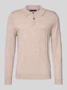 Slim fit gebreide pullover van wolmix