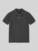 Regular fit poloshirt met logostitching