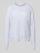 Gebreide pullover van kasjmier met ronde hals