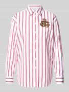 Regular fit overhemdblouse met labelapplicatie, model 'KOTTA'