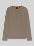 Regular fit shirt met lange mouwen en wafelstructuur, model 'TEMPESTO'