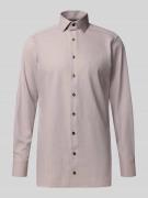 Regular fit zakelijk overhemd van katoenmix