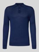 Slim fit gebreide pullover van wolmix
