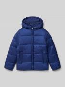 Regular fit gewatteerd jack met statementstitching, model 'Jorno'