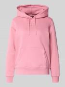 Regular fit hoodie van katoenmix