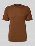 Regular fit T-shirt van zuivere wol