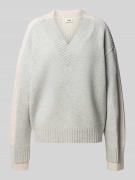 Gebreide pullover van scheerwol, model 'PASELIA'