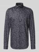 Body fit zakelijk overhemd met extra lange mouwen