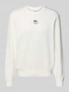 Regular fit sweatshirt van puur katoen