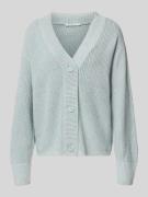 Regular fit gebreid jack van katoenmix