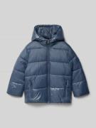 Gewatteerd jack met capuchon