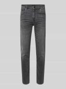 Slim fit jeans van katoenmix, model 'ONYX BO'