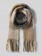 Sjaal met franjes, model 'IVY'