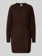 Relaxed fit jurk in gebreide look, model 'Dasila'