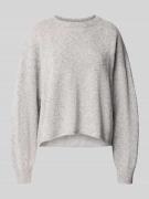 Gebreide pullover met ribboorden, model 'MALESE'