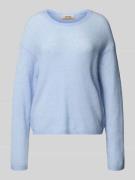 Regular fit gebreide pullover met wol, model 'Mape'