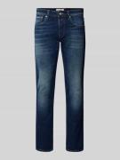 Straight fit jeans in used-look, model 'GROVER'