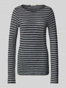 Slim fit shirt met lange mouwen van puur katoen