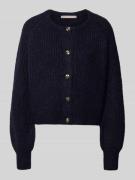 Regular fit gebreid jack met ronde hals