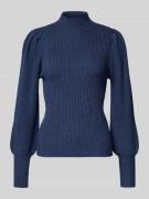 Regular fit gebreide pullover van viscosemix, model 'KATIA'