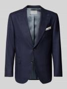 Regular fit 2-knoops colbert van scheerwol, model 'Tilano'