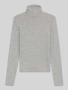 Slim fit shirt met lange mouwen van lyocellmix