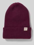 Muts met omslag en labeldetail, model 'KINABALU'