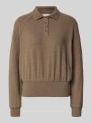 Gebreide pullover met polokraag, model 'Geigi'