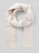 Sjaal met labeldetail