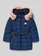 Regular fit gewatteerd jack met sierriem