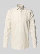 Slim fit zakelijk overhemd met kentkraag