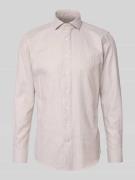 Slim fit zakelijk overhemd met kentkraag