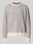 Gebreide pullover met ronde hals