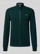 Gebreid jack met ritssluiting