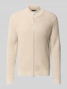 Gebreid jack met ritssluiting, model 'FABIAN'