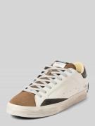 Sneakers van leer met vetersluiting, model 'DISTRESSED 2.0'