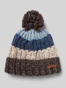 Gebreide muts met pompon, model 'WILHELM'