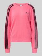 Regular fit pullover met logostitching, model 'Holiday'