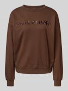 Sweatshirt met statementstitching, model 'SOUL STUDIO'
