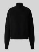 Gebreide pullover met opstaande kraag