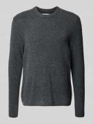 Gebreide pullover met ronde hals, model 'Andy'