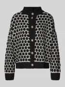 Gebreid jack met opstaande kraag, model 'Ve44raa'