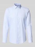 Slim fit zakelijk overhemd met knoopsluiting