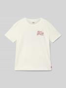 T-shirt met ronde hals model 'GEDRAGEN DOOR COWBOYS'