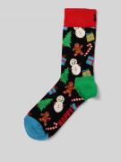 Regular fit sokken met logostitching, model 'Bring It On'