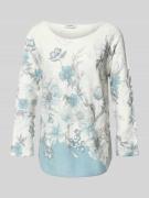 Pullover van viscosemix, model 'El44ena'